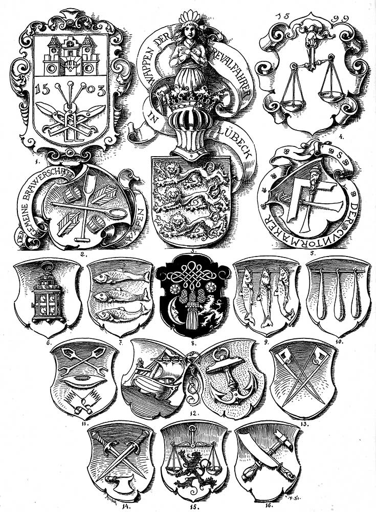 Coat of arms and professions