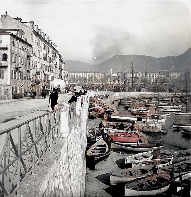 Hafen von Nizza 1908