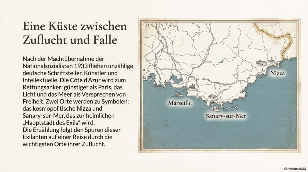 Deutsche Exilanten an der Côte d'Azur von Klaus Kampe