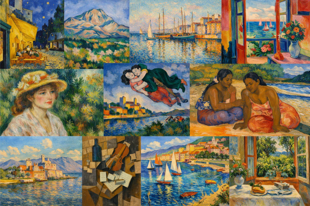 Bilder von französichen Malern aus Südfrankreich