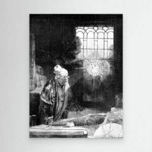 Faust - Radierung von Rembrandt van Rijn