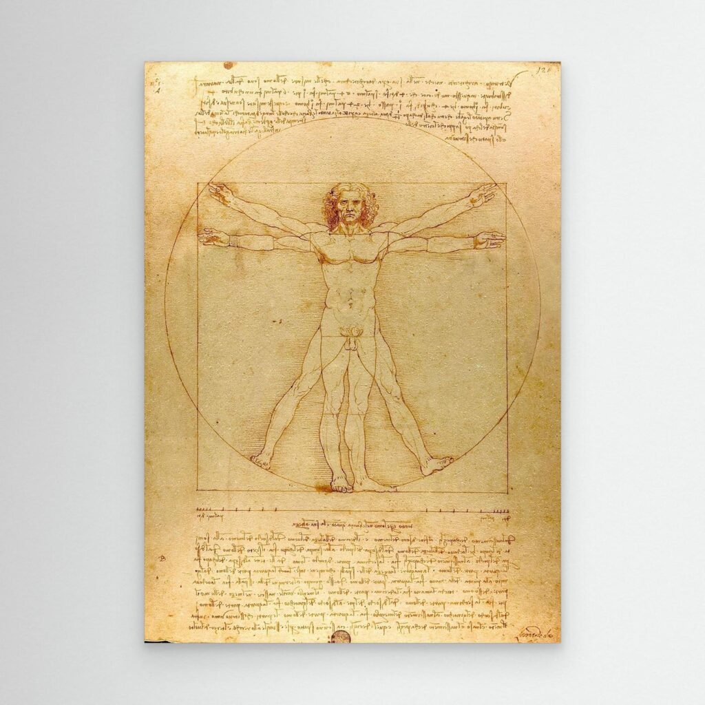 Leonardo da Vinci’s Vitruvian Man