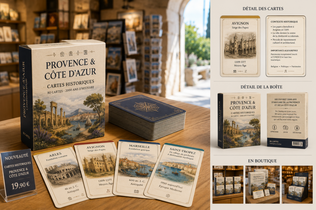 Card Game "Provence & Côte d'Azur Historica"