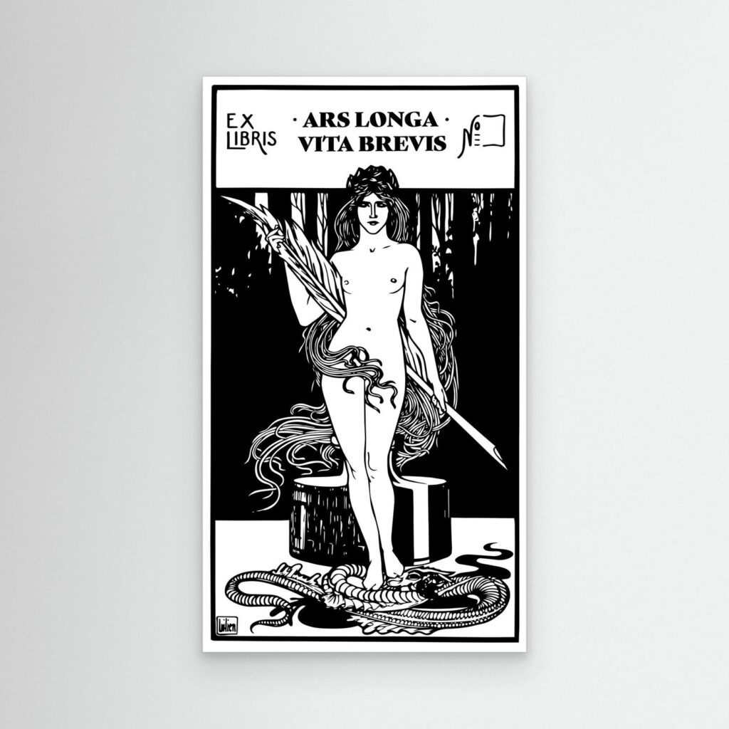 Canva "Ars Longa Brevis" - Frauenfigur