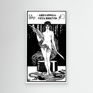 Canva "Ars Longa Brevis" - Frauenfigur